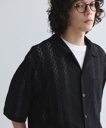 CRAFT STANDARD BOUTIQUE | レースオープンカラーシャツ(シャツ/ブラウス)