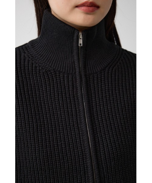 AZUL by moussy(アズールバイマウジー)の「ジップアップニットベスト(ベスト・レディース・アイボリー/ブラック/グレー・FREE)」の17枚目の写真