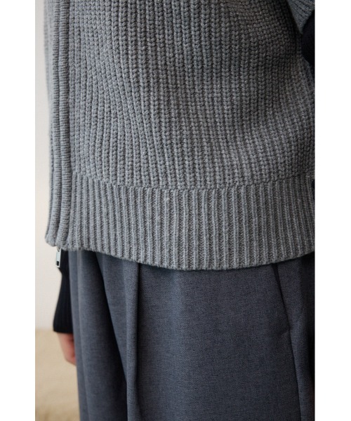 セール】ジップアップニットベスト（ベスト）｜AZUL BY MOUSSY