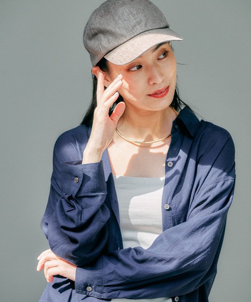 Elura（エルーラ）の「カラーリネンシャツ/138091（シャツ/ブラウス・レディース・ブルー/グリーン/ネイビー・MEDIUM/LARGE）」の18枚目の写真