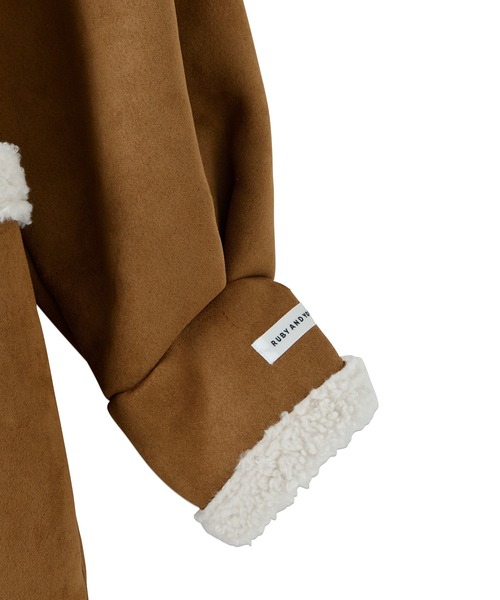 RUBY AND YOU(ルビーアンドユー)の「ムートンダッフルコート(ダッフルコート・レディース・アイボリー/キャメル・FREE)」の19枚目の写真