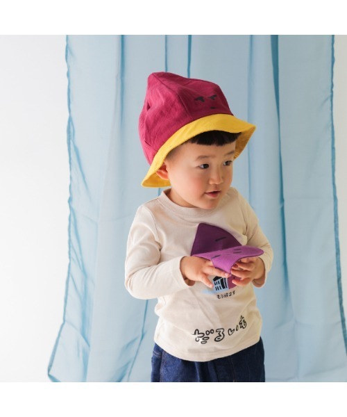 CHEEK ROOM（チークルーム）の「チークルーム だるいもロングＴシャツ（Tシャツ/カットソー・キッズ・イエロー/アイボリー・90cm/100cm/110cm/120cm/130cm/80ｃｍ）」の7枚目の写真