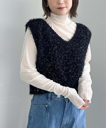 archives | ラメフェザーニットベスト(ベスト)