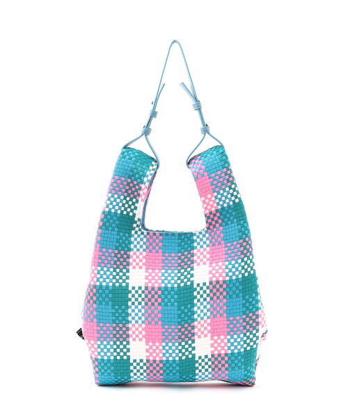 COOCO(クーコ)の「カラフルメッシュマルシェ2WAYバッグ(ショルダーバッグ・レディース・ブルーグリーン/オレンジ/イエロー×グリーン/ブラック・FREE)」の21枚目の写真