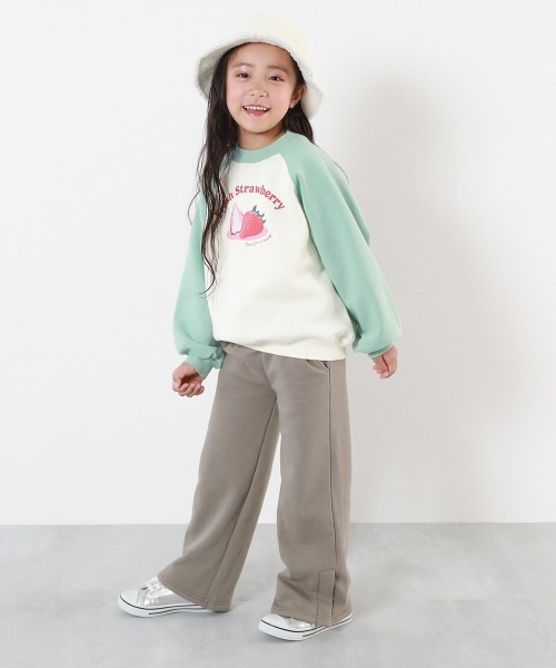 devirock（デビロック）の「RICH WARM 裏シャギー フレアパンツ（その他パンツ・キッズ・ネイビー系1/グレー系/ダークグリーン/ブラック・100cm/110cm/120cm/130cm/140cm/150cm/160cm）」の6枚目の写真