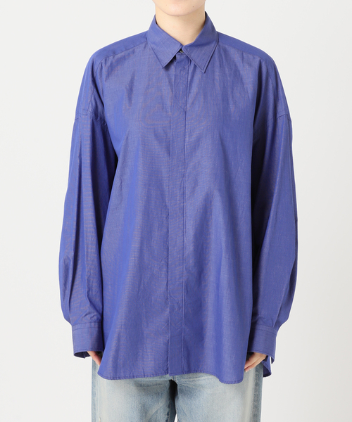 FRAMeWORK（フレームワーク）の「比翼オーバーシャツ（シャツ/ブラウス