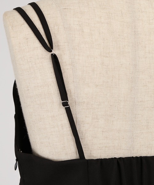 1chaku.（イッチャク）の「マキシキャミワンピース（ワンピース・レディース・ブラック/サンドベージュ/チャコールグレー/ブルー/セージグリーン/ブルーグレー/ダークベージュ/サンドグレー・マルチサイズ）」の16枚目の写真