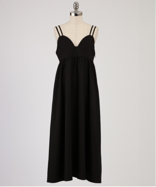 1chaku.（イッチャク）の「マキシキャミワンピース（ワンピース・レディース・ブラック/サンドベージュ/チャコールグレー/ブルー/セージグリーン/ブルーグレー/ダークベージュ/サンドグレー・マルチサイズ）」の13枚目の写真