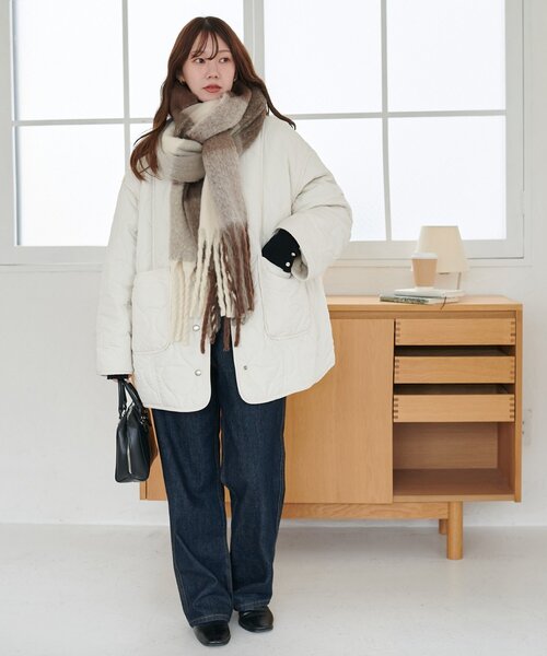 キルティングリバーシブルファーコート《WEB限定カラーあり