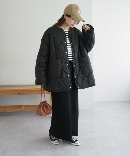 キルティングリバーシブルファーコート《WEB限定カラーあり》（その他