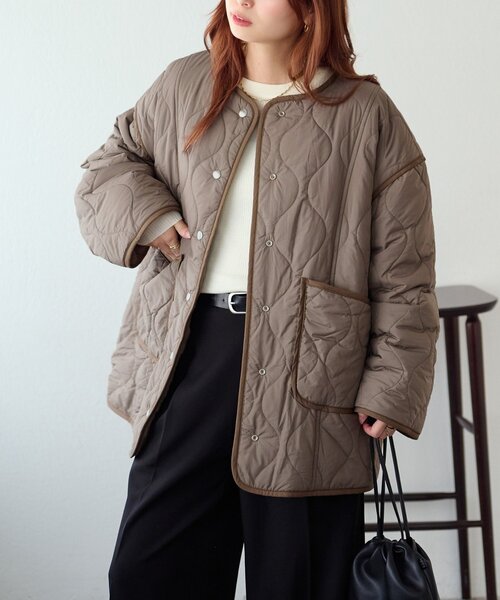 DIESEL / リバーシブルファーコート 新色追加!】キルティングリバーシブルファーコート《WEB限定