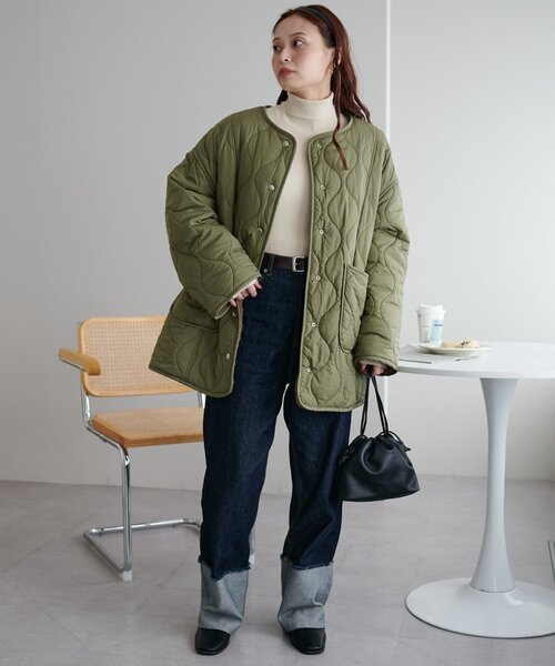 DIESEL / リバーシブルファーコート 新色追加!】キルティングリバーシブルファーコート《WEB限定