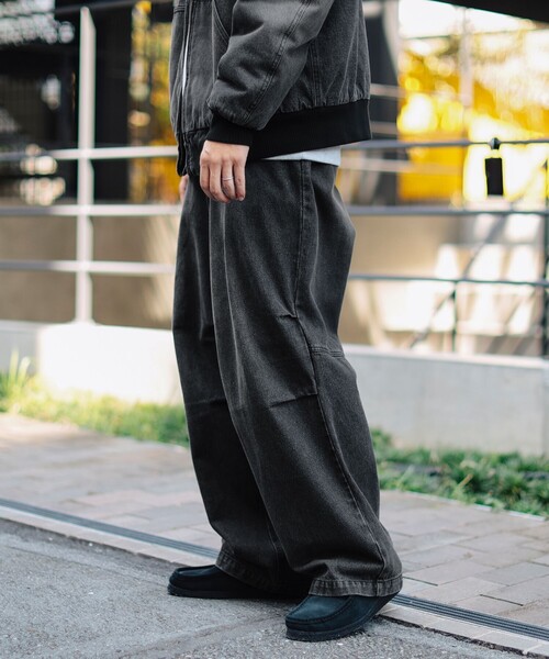 B:MING by BEAMS（ビーミングバイビームス）の「デニム ミリタリー オーバー パンツ（デニムパンツ・メンズ・ブラック/インディゴブルー・SMALL/MEDIUM/LARGE/X-LARGE）」の5枚目の写真