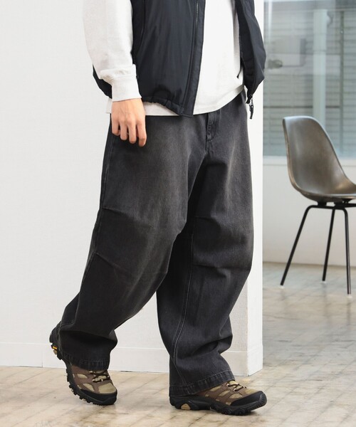 B:MING by BEAMS（ビーミングバイビームス）の「デニム ミリタリー オーバー パンツ（デニムパンツ・メンズ・ブラック/インディゴブルー・SMALL/MEDIUM/LARGE/X-LARGE）」の9枚目の写真