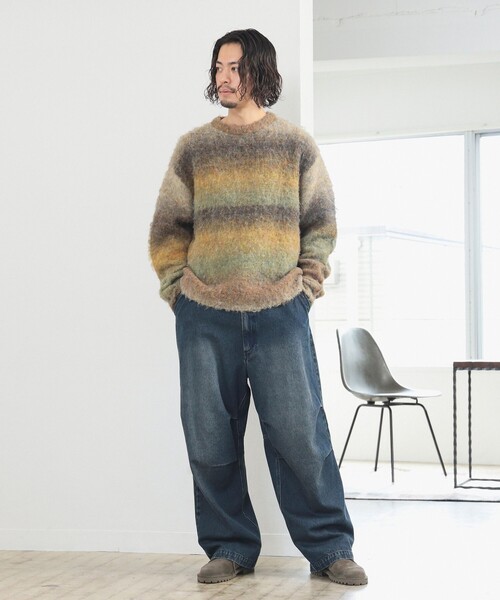 B:MING by BEAMS（ビーミングバイビームス）の「デニム ミリタリー オーバー パンツ（デニムパンツ・メンズ・ブラック/インディゴブルー・SMALL/MEDIUM/LARGE/X-LARGE）」の12枚目の写真