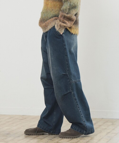 B:MING by BEAMS（ビーミングバイビームス）の「デニム ミリタリー オーバー パンツ（デニムパンツ・メンズ・ブラック/インディゴブルー・SMALL/MEDIUM/LARGE/X-LARGE）」の13枚目の写真