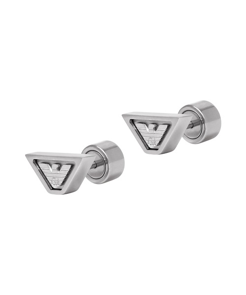 EMPORIO ARMANI(エンポリオアルマーニ)の「エンポリオ・アルマーニ アクセサリー メンズ ピアス EGS3130040(ピアス(両耳用)・メンズ・Silver・FREE)」の2枚目の写真