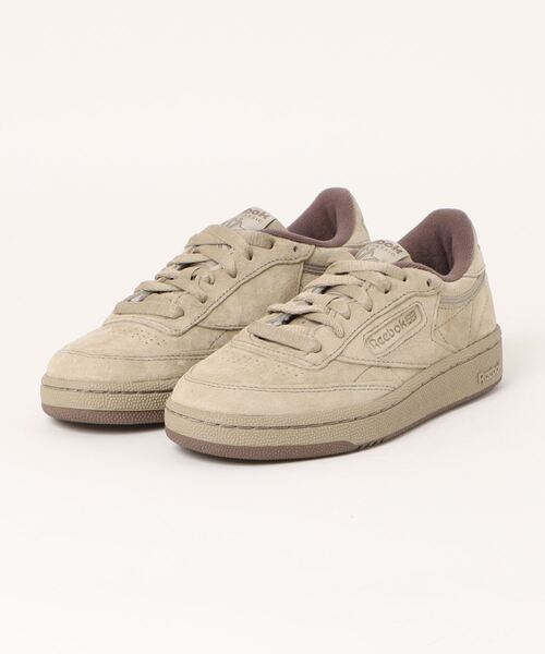 Reebok(リーボック)の「CLUB C 85 100201183(スニーカー・メンズ・ブラウン・23.0cm/23.5cm/24.0cm/24.5cm/25.0cm/25.5cm/26.5cm/27.0cm/27.5cm/28.0cm/28.5cm/29.0cm/22.5cm/26.0cm/30.0cm)」の2枚目の写真