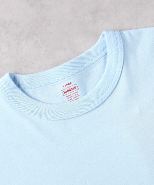 Right-on（ライトオン）の「【Healthknit】天竺長袖クルーネックＴ（Tシャツ/カットソー・レディース・イエロー/ブラック/サックスブルー/ホワイト・S/M/L）」の8枚目の写真