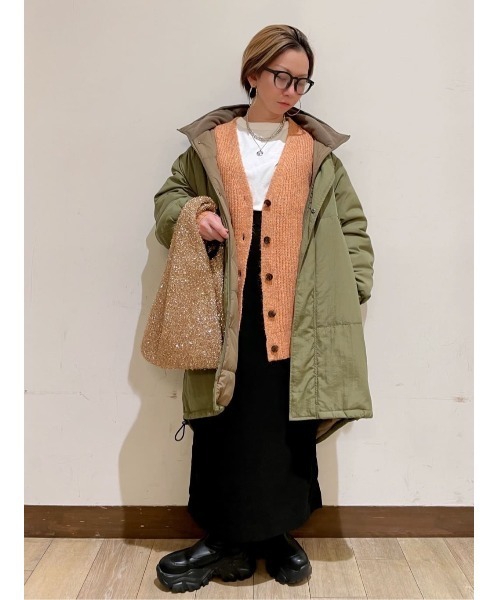 Right-on（ライトオン）の「【Healthknit】天竺長袖クルーネックＴ（Tシャツ/カットソー・レディース・イエロー/ブラック/サックスブルー/ホワイト・S/M/L）」の10枚目の写真