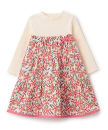 Love&Peace&Money | 【人気商品再入荷】【直営店で取り扱い無し】花柄ドッキングワンピース(ワンピース)