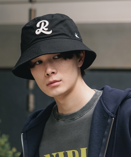 Liberaiders（リベレイダース）の「Liberaiders/リベレイダース L R LOGO BUCKET HAT バケットハット（ハット・メンズ・ブラック/グリーン/ネイビー・L/XL）」の18枚目の写真