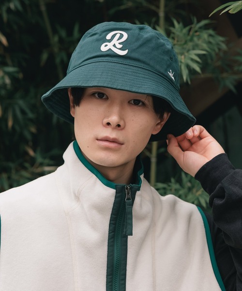 Liberaiders（リベレイダース）の「Liberaiders/リベレイダース L R LOGO BUCKET HAT バケットハット（ハット・メンズ・ブラック/グリーン/ネイビー・L/XL）」の16枚目の写真