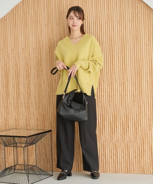 パンツ mi セール】ZIPストレートパンツ161711（スラックス）｜Andemiu