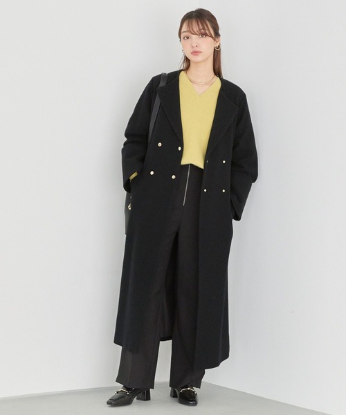 Andemiu（アンデミュウ）の「ZIPストレートパンツ161711（スラックス・レディース・ブラウン/ブラック/グレー・SMALL/MEDIUM）」の8枚目の写真