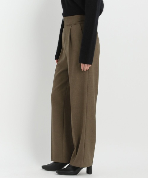 Andemiu（アンデミュウ）の「ZIPストレートパンツ161711（スラックス・レディース・ブラウン/ブラック/グレー・SMALL/MEDIUM）」の13枚目の写真