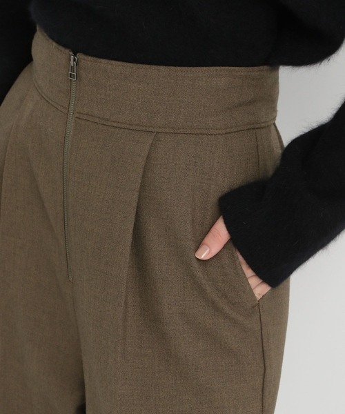 Andemiu（アンデミュウ）の「ZIPストレートパンツ161711（スラックス・レディース・ブラウン/ブラック/グレー・SMALL/MEDIUM）」の16枚目の写真