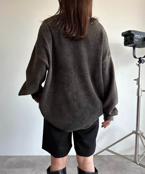 apres jour mignon(アプレジュールミニョン)の「センターシームハーフパンツ【SET UP可能】【ZOZOTOWN限定アイテム】(その他パンツ・レディース・ブラック/グレー系その他/ブラウン系その他・SMALL/MEDIUM/X-LARGE)」の9枚目の写真