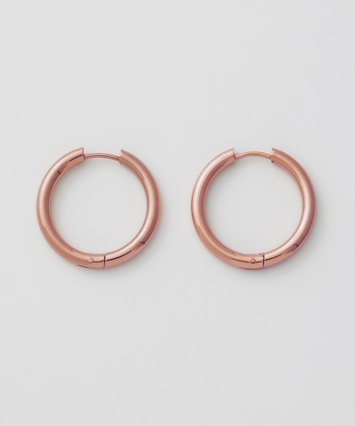 ciite' surgical stainless（シーテサージカルステンレス）の「【 金属アレルギー対応 】 シンプルフープピアス サージカルステンレス   (両耳用)（ピアス（両耳用）・レディース・シルバー/ゴールド/ピンクゴールド・FREE）」の14枚目の写真