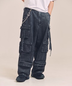 OY/オーワイ』 FOURTEEN CARGO POCKETS WASHED JEANS/4カーゴポケット 