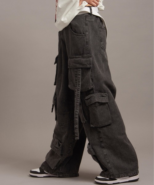 GA DENIM PARACHUTE CARGO PANTS（カーゴパンツ）｜GALLIS