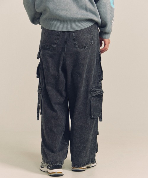 GALLIS ADDICTION（ガリスアディクション）の「GA DENIM PARACHUTE CARGO PANTS（カーゴパンツ・メンズ・ブラック系/その他/ブラック/ライトグレー/インディゴブルー・S/M/L）」の20枚目の写真