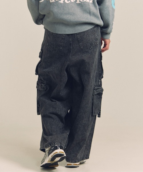 00s archive prada ダブルニー キャンバス カーゴパンツ パンツ