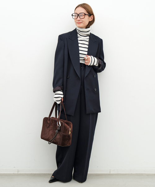 Deuxieme Classe（ドゥーズィエムクラス）の「追加 rib タートル（Tシャツ/カットソー・レディース・ホワイト/ブラウン/ベージュ・FREE）」の11枚目の写真