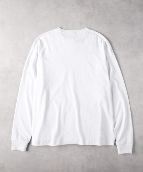 CAMP7(キャンプセブン)の「CAMP7(キャンプ7)袖ロゴプリント長袖Tシャツ(Tシャツ/カットソー・メンズ・ブラック/ホワイト・M/L/XL)」の13枚目の写真