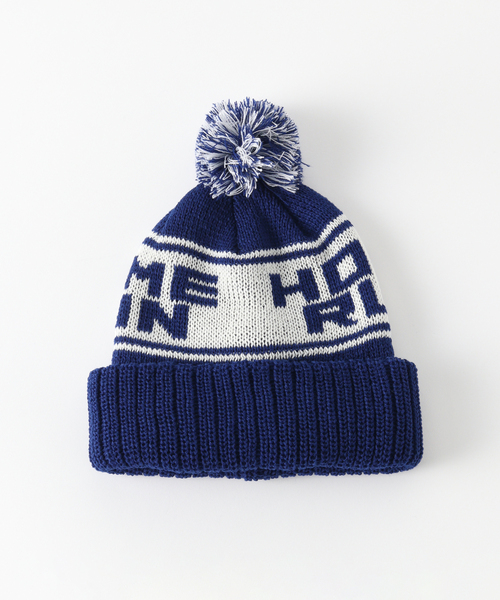 INFIELDER DESIGN（インフィールダーデザイン）の「INFIELDER DESIGN / インフィールダーデザイン HR PON BEANIE（ハット・メンズ・ブラック/ネイビー/ブルー・FREE）」の3枚目の写真
