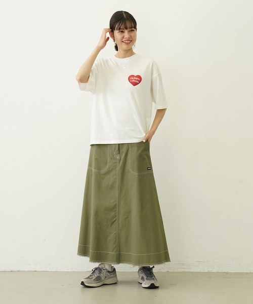 MILKFED.(ミルクフェド)の「STICKED LOGO S/S TEE(Tシャツ/カットソー・レディース・ブラック/ホワイト/ライトグリーン・M/L)」の17枚目の写真