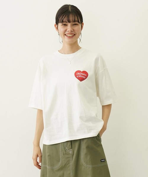 MILKFED.(ミルクフェド)の「STICKED LOGO S/S TEE(Tシャツ/カットソー・レディース・ブラック/ホワイト/ライトグリーン・M/L)」の14枚目の写真