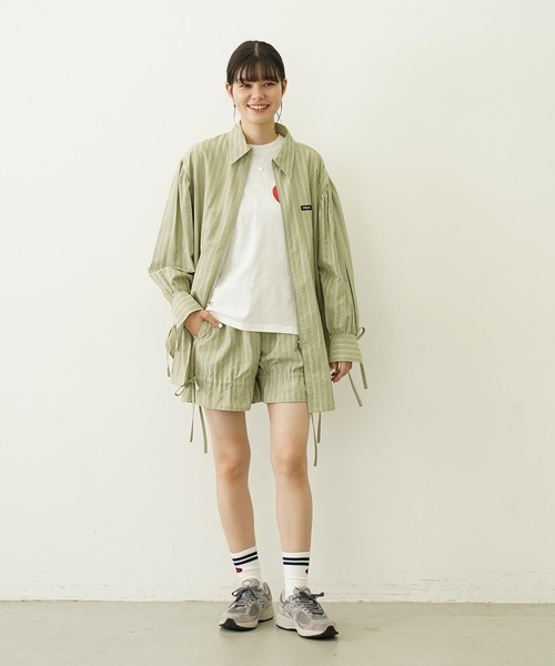 MILKFED.(ミルクフェド)の「STICKED LOGO S/S TEE(Tシャツ/カットソー・レディース・ブラック/ホワイト/ライトグリーン・M/L)」の20枚目の写真