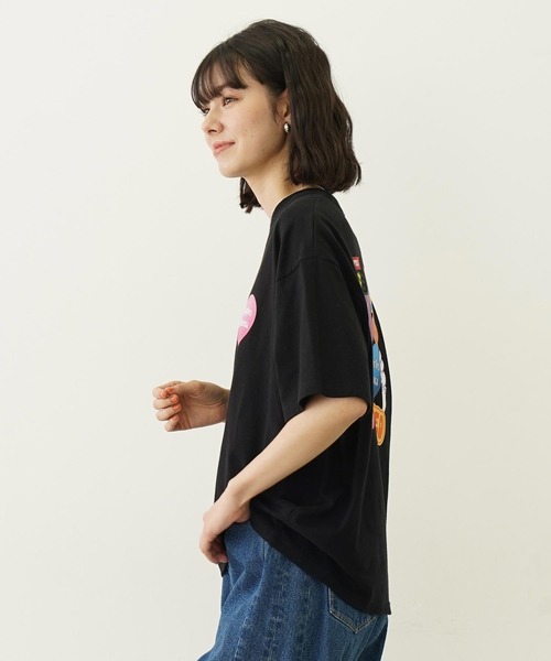 MILKFED.(ミルクフェド)の「STICKED LOGO S/S TEE(Tシャツ/カットソー・レディース・ブラック/ホワイト/ライトグリーン・M/L)」の5枚目の写真