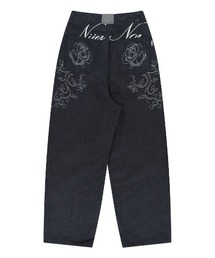 パンツ NIIER NOR ROSE BALLOON DENIM PANTS 니어노어(NIIER NOR) ROSE BALLOON DENIM PANTS_BLACK - 사이즈 & 후기