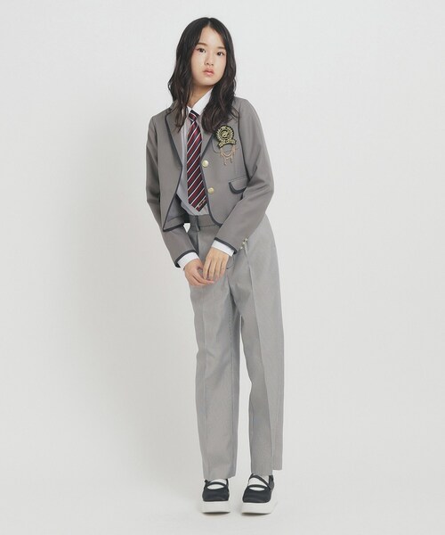 PINK-latte（ピンクラテ）の「【オケージョン・フォーマル】パイピング ジャケット（テーラードジャケット・キッズ・ベージュ/グレー/ネイビー・02/16/15 ）」の15枚目の写真