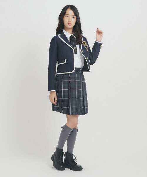 PINK-latte（ピンクラテ）の「【オケージョン・フォーマル】パイピング ジャケット（テーラードジャケット・キッズ・ベージュ/グレー/ネイビー・02/16/15 ）」の19枚目の写真