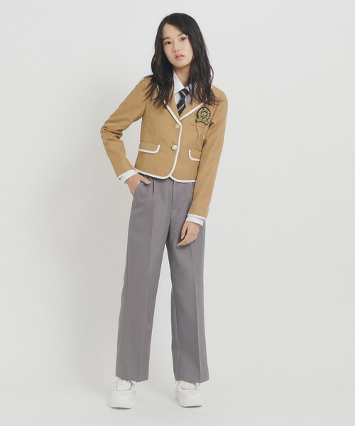 PINK-latte（ピンクラテ）の「【オケージョン・フォーマル】パイピング ジャケット（テーラードジャケット・キッズ・ベージュ/グレー/ネイビー・02/16/15 ）」の22枚目の写真