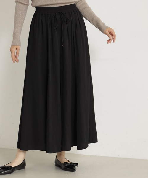 FOUND GOOD（ファウンドグッド）の「AWサラツヤスカーチョ（その他パンツ・レディース・ブラック/ブラウン系/アイボリー/グレー系/ネイビー/グリーン系5/グレー系8・L/M/S）」の2枚目の写真