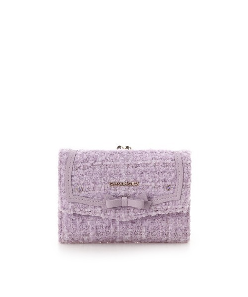 ソリッドリボンツイード折財布（財布）｜SAMANTHAVEGA（サマンサベガ  